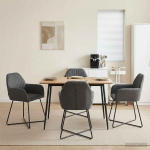 S&ouml;&ouml;gitoa Toolid 4 pcs Samet Tumehall 55 x 50 x 84 cm