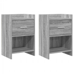 &Ouml;&ouml;kapid 2 pcs Hall Sonoma 40 x 30 x 60 cm Tehispuit
