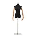 Reguleeritav 156-226 cm mannekeen alusega Naine PP Must