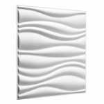 Seinapaneelid 12 pcs Valge 50 x 50 cm