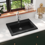 Graniidist valamu 600 x 450 x 120 mm must