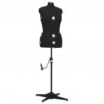 Reguleeritav kleidimannekeen, naine, must, m, suurus 40-46