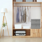 Hoiukastid 2 tk, kangas, 50 x 30 x 25 cm, hall