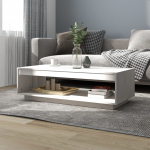 Kohvilaud, valge, 110x50x33.5 cm, t&auml;ism&auml;nnipuit