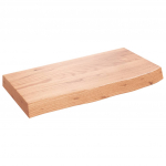 Seinariiul, helepruun, 60 x 30 x (2-6) cm, t&ouml;&ouml;deldud tammepuit