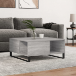 Diivanilaud, hall sonoma tamm, 80x80x36,5cm, tehispuit