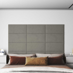 Seina Peatsid 12 tk Helehall 60 x 30 cm Samet