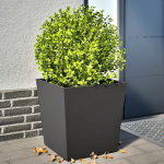 Aia taimekastid 2 tk, must, 50 x 50 x 50 cm, teras