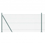 Ahela link aed postidega roheline 0.8 x 10 m teras