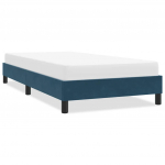 Voodiraam ilma Madratsita Tumesinine 90x220 cm samet