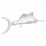 Skulptuur h&otilde;bedane 91 x 8 x 26 cm alumiinium
