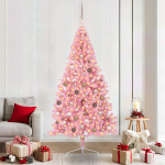 Tehis pre-lit j&otilde;ulupuu koos 300 LED-iga Roosa 210 cm PVC