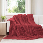 Viskab tekid 6 tk bordeaux punane 270 x 240 cm fliis