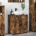 Vannitoa kapp ladustamisega suitsetatud tamm 61 x 35 x 64 cm