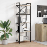 Raamatukapp Sonoma tamm 56 x 34 x 171 cm Tehispuit