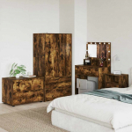 Hoiukapp suitsetatud tamm 80 x 48 x 57 cm tehispuit