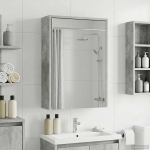 Vannitoa peeglikapp Betoonhall 43 x 16 x 62.5 cm Tehispuit
