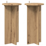 Taimede alus 2 pcs Artisan tamm 29,5 x 29,5 x 60 cm Tehispuit