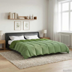 Suvised teki Rapistatud Roheline 220 x 240 cm Mikrokiud