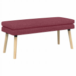 Kahekordne pink Veinpunane 110 x 40 x 47 cm kangas