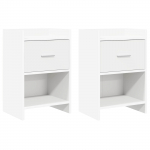 &Ouml;&ouml;kapid 2 pcs Valge 40 x 30 x 60 cm Tehispuit