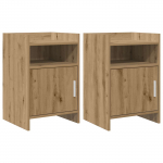 &Ouml;&ouml;kapid 2 pcs Artisan tamm 40 x 36 x 60 cm Tehispuit