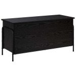 Hoiukast must tamm 80 x 40 x 49,5 cm tehispuit