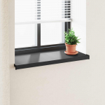 Akna aluskate Musta puidu mustriga 80 x 40 x 4,5 cm PVC