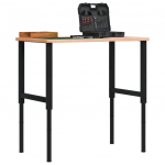 Reguleeritavad t&ouml;&ouml;pingi raamid 2 tk metall 55x(69&ndash;95,5) cm must