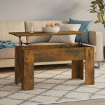 Diivanilaud, suitsutatud tamm, 101 x 49 x 52cm, tehispuit