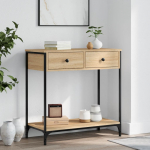 Konsoollaud, sonoma tamm, 75x34,5x75 cm, tehispuit