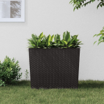 Taimekast eemaldatava sisuga, pruun, 12/44 l pp-rotang