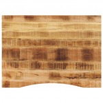 Kumerusega lauaplaat, 100x80x2,5 cm, t&ouml;&ouml;tlemata mangopuit
