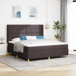 Kontinentaalvoodi madratsiga pruun 180 x 200 cm kangas