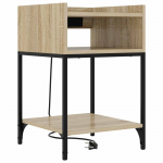 &Ouml;&ouml;lambi kapp riiuliga sonoma tamm 40 x 40 x 61 cm tehispuit