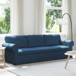 Diivan sinine 215 x 82 x 80 cm kangas
