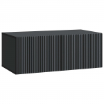 Rippuv TV kapp Must 78,5 x 41 x 30 cm Tehispuit