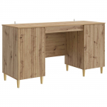 Laud riiuliga uksega Artisan tamm 142,5 x 50 x 75 cm Tehispuit