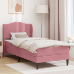 Voodi raam peaga Roosa 90 x 190 cm Samet