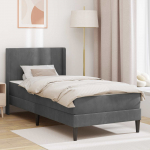 Voodiraam madratsiga peaga Tumehall 90 x 190 cm Samet