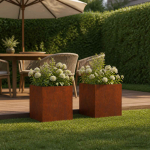 Aia istutuskast 2 tk rooste 45 x 45 x 45 cm