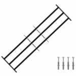 Turva grill akendele 3 risttalaga 3 pcs 93-174 cm