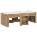 Laste k&otilde;rge voodi raam 2 pcs Artisan tamm 193 x 96,1 x 68,5 cm