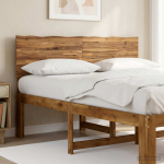 Naturaalse servaga voodipeats ROSTOCK naturaalne 160 cm