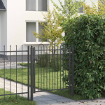 Tara aed HORST 100 x 100 cm Metall Must Lukustatav