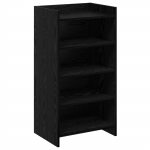 Kinga kapp ladustamisega Must tamm 48 x 36 x 92 cm Tehispuit