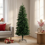 Artificial Hinged Christmas Tree 150 cm PE ja PVC Roheline