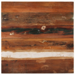 Ruudukujuline lauaplaat 70x70 cm 25&ndash;27 mm taaskasutatud puit