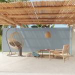 Lahtit&otilde;mmatav terrassi k&uuml;lgsein, 200 x 600 cm, hall
