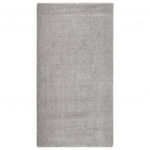 Karvane vaip, helehall, 80 x 150 cm, libisemiskindel